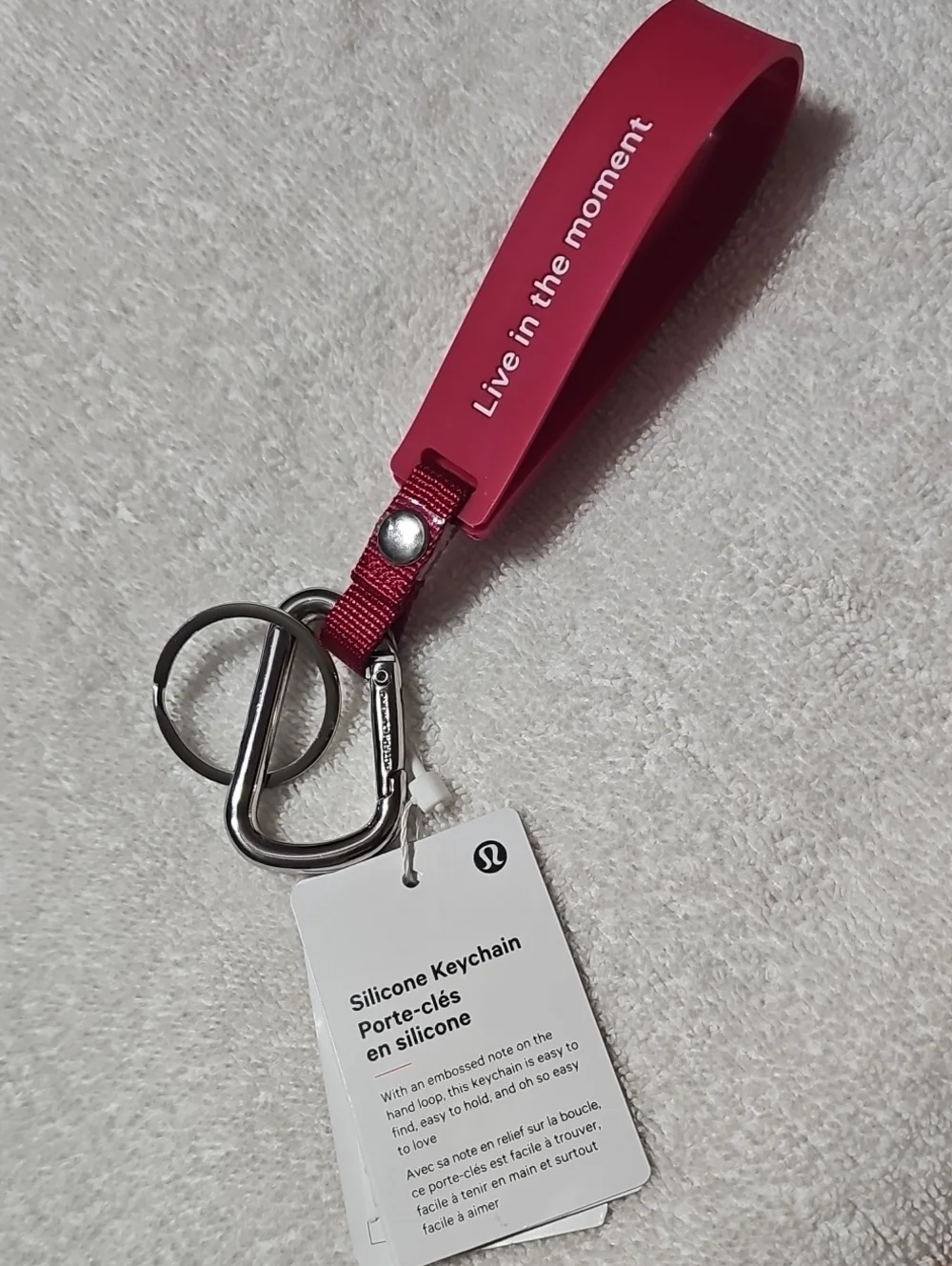 Lululemon Silicone Keychain! Nwts Calypso!!